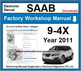 Saab 9-4X Workshop Service Repair Manual